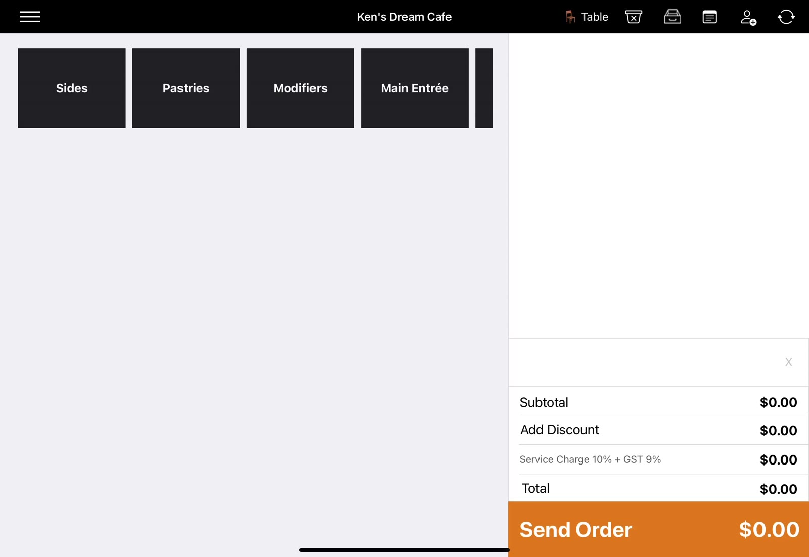 Shopways iPad POS showing a customer's live stamp balance and reward history